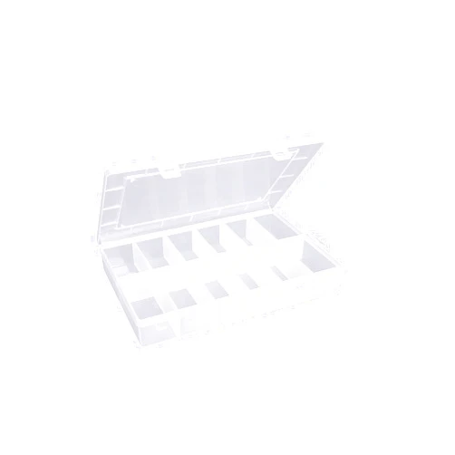 Hünersdorff 601400 Assortment Box (PP-Eco) with Fixed Compartments Depth 233 x Width 339 x Height 58 mm