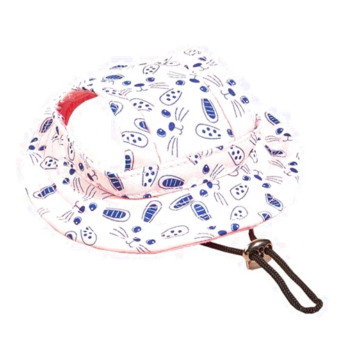 MaruPet Round Brim Princess Hat Visor Hat Pet Dog Mesh Porous Sun Hat with Ear Holes for Small, Extra Small Dog Teddy, Pug, Chihuahua, Shih Tzu, Yorkshire Terriers, Papillon Pink M