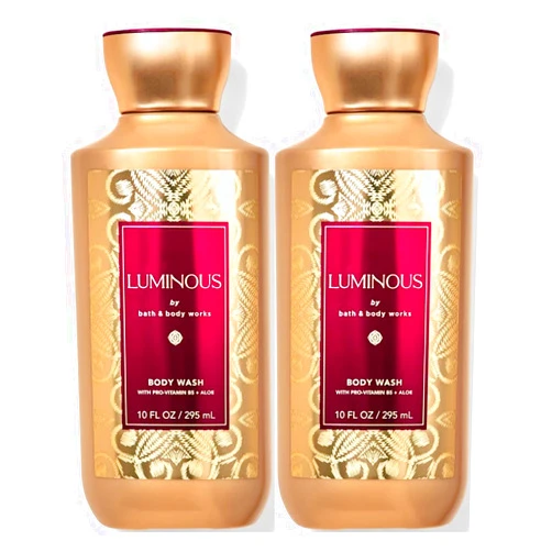 Bath & Body Works Luminous Signature Collection Shower Gel For Women10 fl oz Pack Of 2 (Luminous)