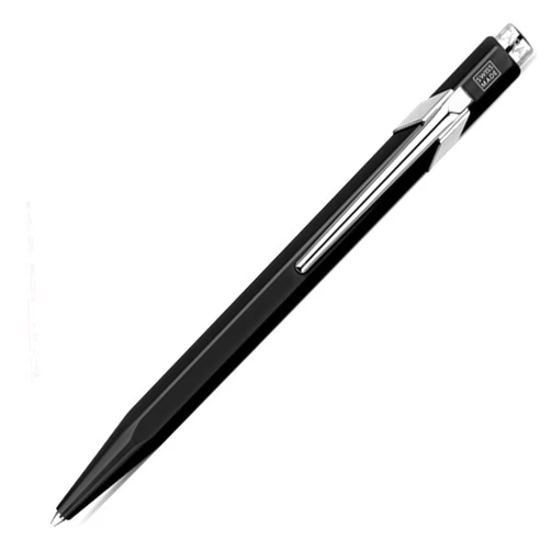 Caran d'Ache 849 Metal Range Ball Pen - Black with Black Cartridge