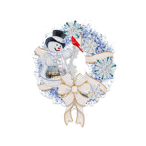 KTHOFCY 5D DIY Diamond Painting Kits for Adults Kids, Christmas Garland Full Drill Embroidery Cross Stitch Crystal Rhinestone Paintings Pictures Arts Wall Decor Painting Dots Kits 15.7X11.8 in