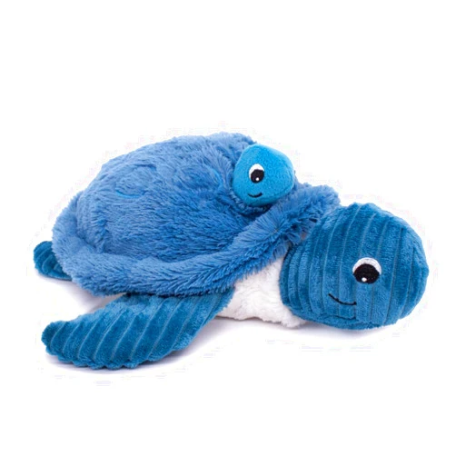 LES DÉGLINGOS Les Deglingos Ptipotos Savenou Mama & Baby Turtle Plush | Blue