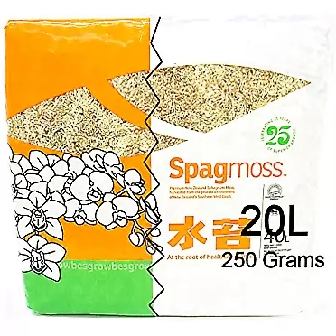 Besgrow Spagmoss Premium New Zealand Sphagnum Moss AA Grade (250 Grams)