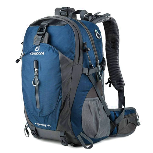 FENGDONG 40L Waterproof Lightweight Hiking,Camping,Travel Backpack for Men Women