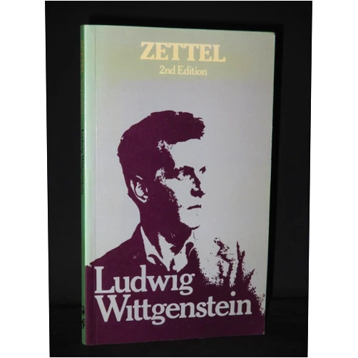 By Ludwig Wittgenstein (Author), Professor of Philosophy Emerita G E M Anscombe (Editor), G H Von Wright (Editor) & 0 more Zettel (Open University Set Books)