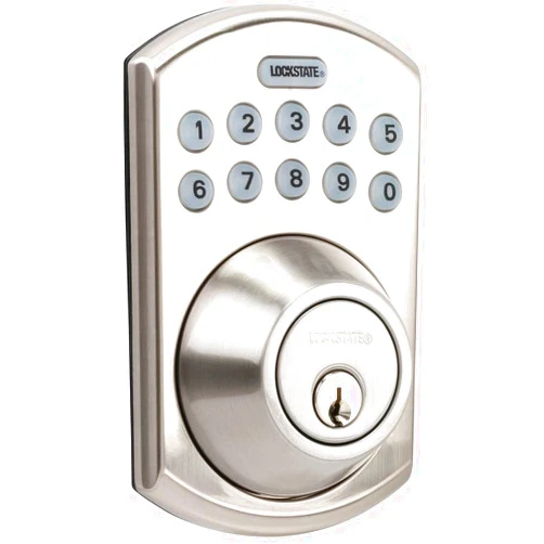 Generic RemoteLock LockState Residential Deadbolt Satin Chrome Smart Lock
