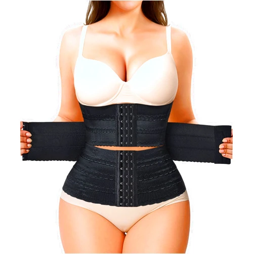 Nebility Waist Trainer for Women Corset Shapewear Tummy Control Segmented Waist Cincher Workout Girdle
