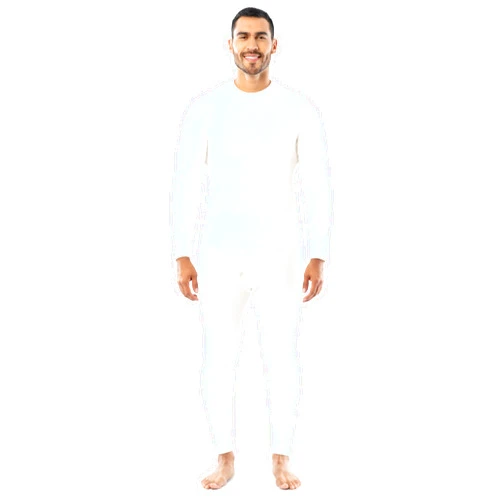 Indera Men's Traditional Waffle Thermal Underwear Long Johns Crew Top and Pant Set