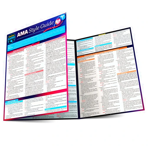 Kyra Sheahan,Kyra Cerri AMA Style Guide for Science & Medical Writing: QuickStudy Laminated Reference Guide