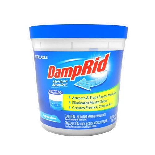 DampRid Fragrance Free Refillable Moisture Absorber - 10.5oz cup – Traps Moisture for Fresher, Cleaner Air