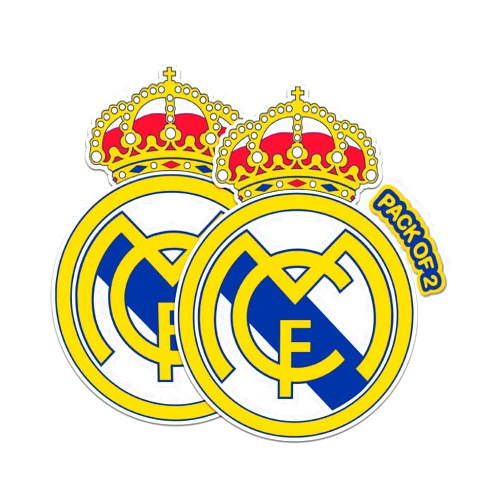 Imperial Vibes – Real Madrid Football Sticker – Vinyl Sticker for Car, Truck, and Van– Indoor and Outdoor Use for Laptop – Waterproof Decal for Mobile and Water Bottle – Removable Window Decal Imp–05