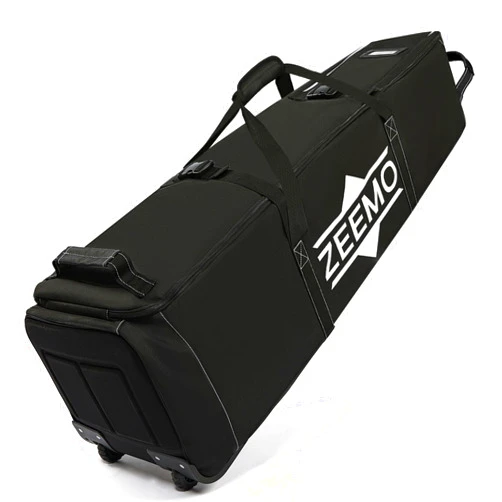 ZEEMO Golf Travel Bag, Full-Open Protective & Wheeled Airline-Approved Case for Clubs, Cart&StandBag, Soft-Sided Waterproof Cover Made of Heavy Duty Oxford