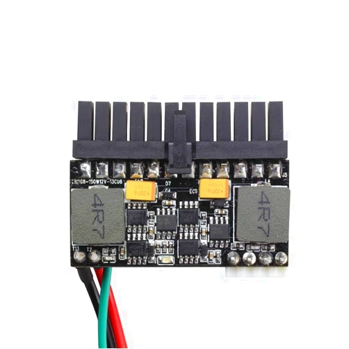 Thsion 24pin DC ATX PSU 12V DC Input DC 12V 150 watt Pico PSU ATX High Mini-ITX Power Supply with Adapter Board ATX Switch PSU Car Auto for Computer Mainboard and car/Motorcycle