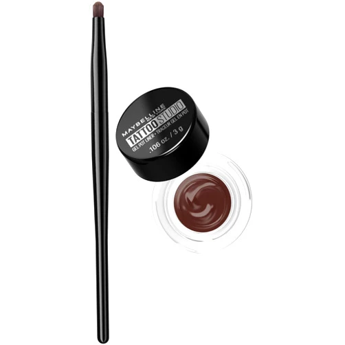 MAYBELLINE New York Eye Studio Lasting Drama Gel Eyeliner, Waterproof, Brown 952, 0.106 oz - packaging may vary