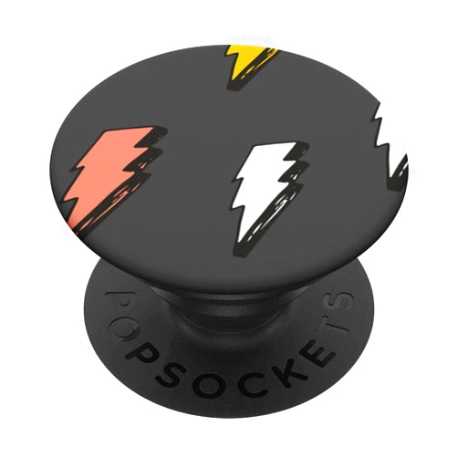 LoveJoy Mercantile Lightning Bolts Bohemian Retro Boho Lightning Bolts Retro Pattern PopSockets Swappable PopGrip