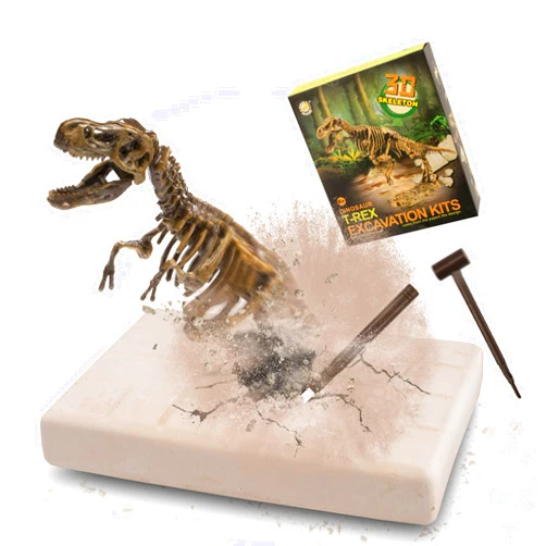 VIBIRIT Dig Up Dinosaurs Skeleton Set,Dinosaur Digging Fossil Kit Model Toys Educational Realistic Toys for Kids,Boys,Girls
