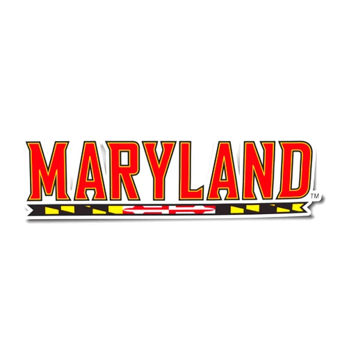 Desert Cactus University of Maryland Terrapins UMD Terps Vinyl Decal Laptop Water Bottle Car Scrapbook Sticker (IND 9)