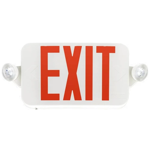 Lithonia Lighting ECC G M6 LED Emergency Exit Sign, 2watts, T20 Compliant, Green Letters