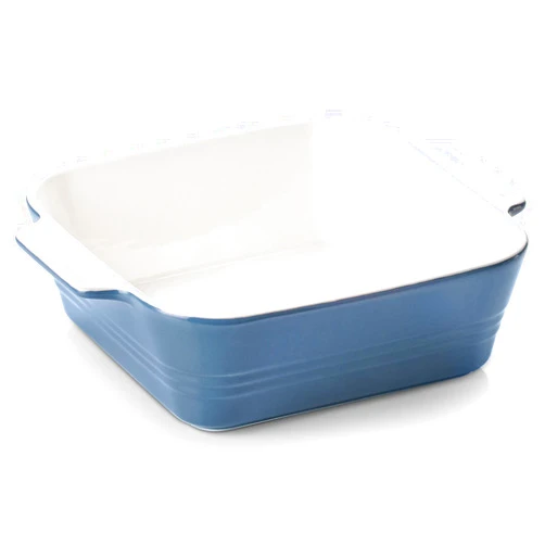 ZONESUM Baking Dish, 8x8 Lasagna Pan Deep, Ceramic Square Casserole Dishes for Oven, Baking Pan with Handle, for Brownie, Cake, Lasagna, Casserole, 2 Quart, Home Gift, Airy Blue