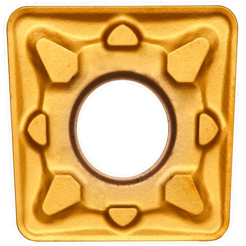 Sandvik Coromant T-Max P Carbide Turning Insert, SNMG, Square, MM Chipbreaker, GC2035 Grade, Multi-Layer Coating, SNMG 433-MM, 1/2