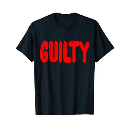 Best Funny Political Satire and Commentary Shoppe Guilty | Funny Political News T-Shirt