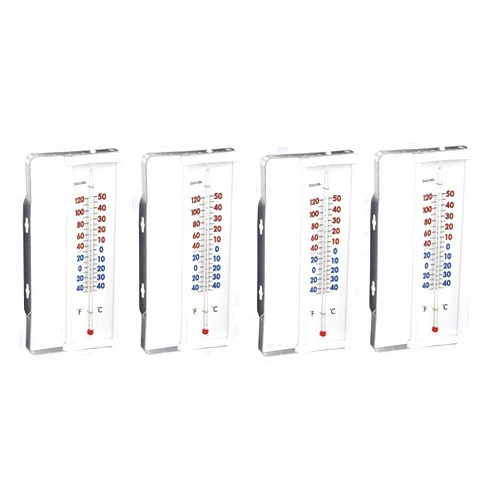 Taylor Precision Products Window Thermometer, 4 Pack4
