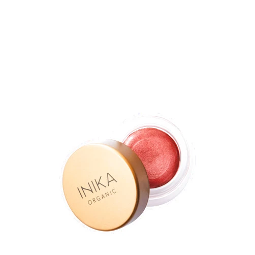 INIKA Organic Vegan Makeup - Multi-Use Lip & Cheek Cream with Almond Oil & Vitamin E, Hypoallergenic Lip and Cheek Tint, Natural Formula with Pure Mineral Pigments, Sustainable Packaging, Petals 3.5 g