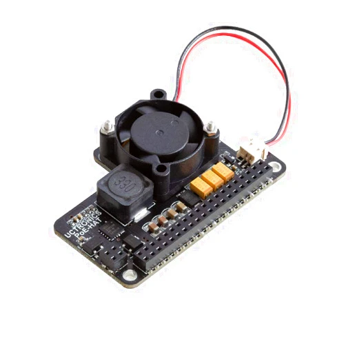 UCTRONICS for Raspberry Pi 4 PoE HAT with Cooling Fan, Mini Power Over Ethernet Expansion Board for Raspberry Pi 4 B, 3 B+ and Rackmount