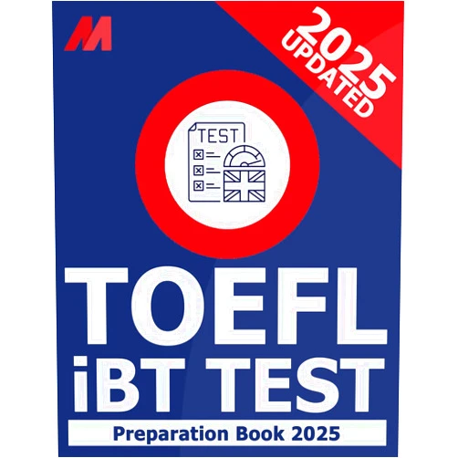 By Mirvoxid Press (Author) TOEFL iBT Test Preparation Book - TOEFL iBT Prep - 8 Full Practice Tests and Study Guide