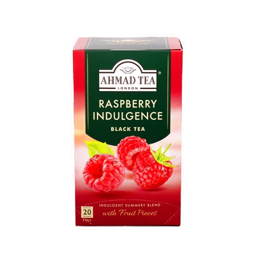 Ahmad Tea Company, Blk Rspbrry, Raspberry Indulgence, 120 Count (Pack of 6)