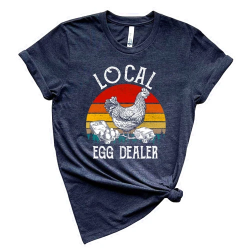 Thaimanh Local Egg Dealer Shirt, Easter Egg Dealer Shirt, Funny Easter T-Shirt, Chicken Shirt, Farm Lover Gift, Egg Dealer Tee, Farmer Life Shirt
