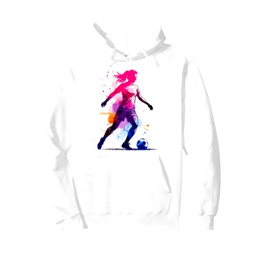 Soccer Lover Gifts for Soccer Player V9Z Soccer, for Girls | Women, Teen Girls, Soccer Graphic Pullover Hoodie