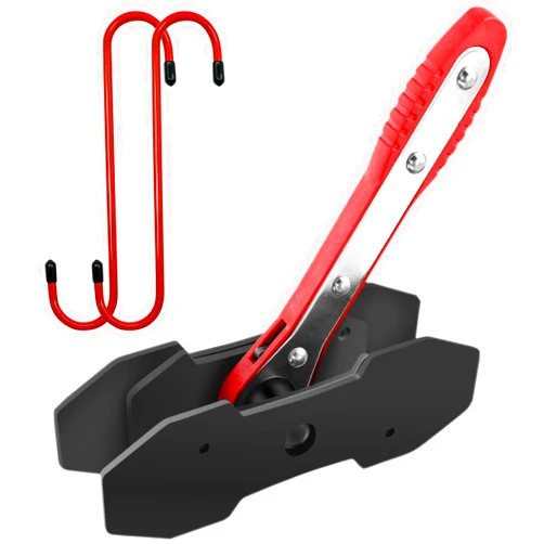 C Q CHANG QI Brake Caliper Press Tool, 360 Degree Swing Ratchet Expander Wrench Car Wheel Piston Spreader with Extra 2PCS Caliper Hanger Hooks Single Twin Quad Sextuplet Piston Disc Brake Caliper