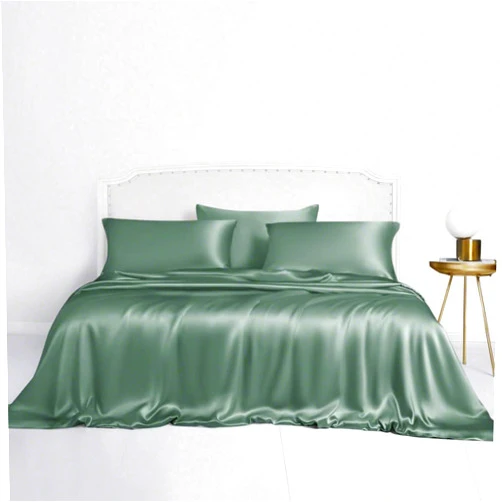 Linenwalas Tencel Lyocell Duvet Cover Set, Eucalyptus Cooling Lightweight Silk Comforter Cover Set with Zipper Closure & Corner Ties (Aqua, Queen)