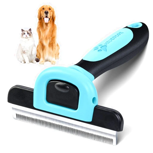 MIU COLOR Pet Grooming Brush, Deshedding Tool for Dogs & Cats, Effectively Reduces Shedding by up to 95% for Short Medium and Long Pet Hair