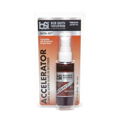 Bob Smith Industries BSI-151H Insta-Set™ CA Glue Accelerator - Fast Acting Cyanoacrylate Activator Spray for Super Glue - Modeling, Crafting, Plastic & Wood Repair - Strawberry Scent (2 oz)