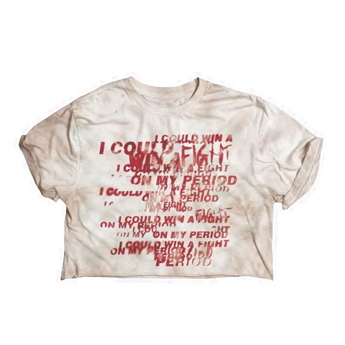 WEA Women's Melanie Martinez on My Period Exclusive Washed Crop Top