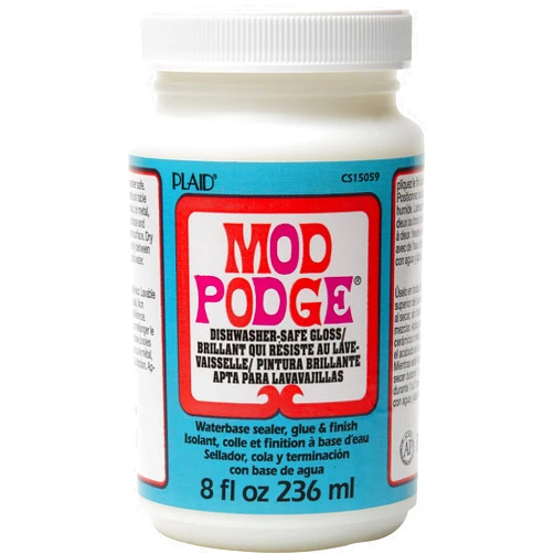 Mod Podge Dishwasher Safe Waterbased Sealer, Glue and Finish (8-Ounce), CS15059 Gloss, 8 Ounce
