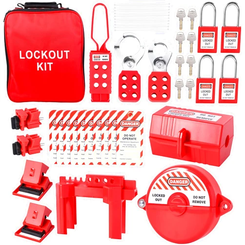 Onedaful Cuzofu Lockout Tagout Kit,Loto Kit Safety Padlock+Loto Hasp+Electrical Plug/Ball Valve/Gate Valve Devices+Circuit Breaker+Loto Tags,Electrical Loto for Electrical/Industrial/Mechanical