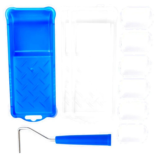 Mister Rui Foam Paint Roller, 2 Inch Mini Paint Roller Kit 10 Pack, Touch Up Small Paint Roller for Painting Wall, Door, Cabinet (High Density Foam Roller Cover*6, Paint Tray with Liner, Roller Frame)