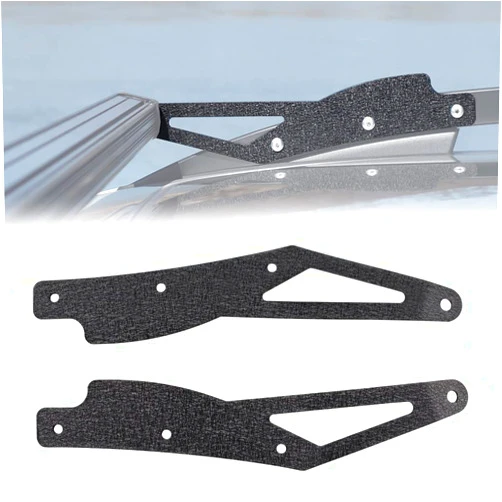 Samman 42 Inch Curved LED Light Bar Roof Rack Mounts, Upper Roof Light Bar Mounting Bracket Compatible with 2005-2015 Toyota Tacoma with Factory Roof Rack