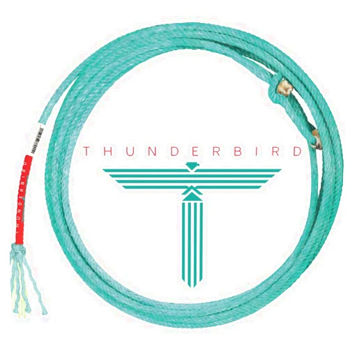 Lone Star Ropes The Lone Star Thunderbird Heel Rope, Blue/Green Team Rope