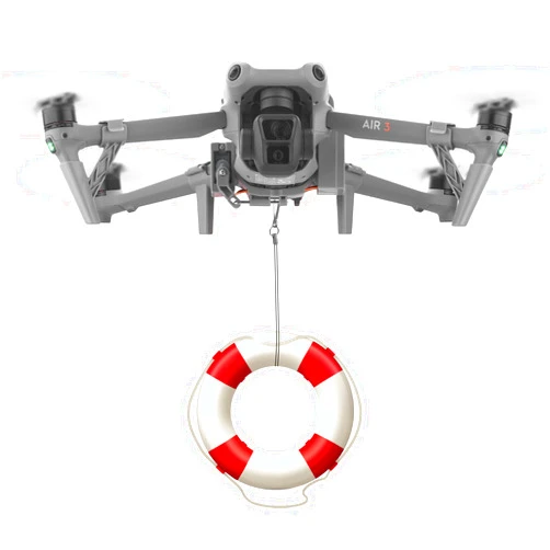 BRDRC AIR 3 Payload Airdrop System,Transport Release with Landing Gear Wedding Ring Thrower Fishing Bait Clip Delivery for DJI Mavic AIR 3 Accessories