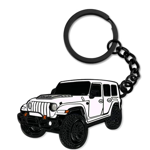 Glahorse For Jeep Wrangler Keychain，For Jeep WranglerAccessories 2006-2022，Metal Keychain, It is the best gift for a friend
