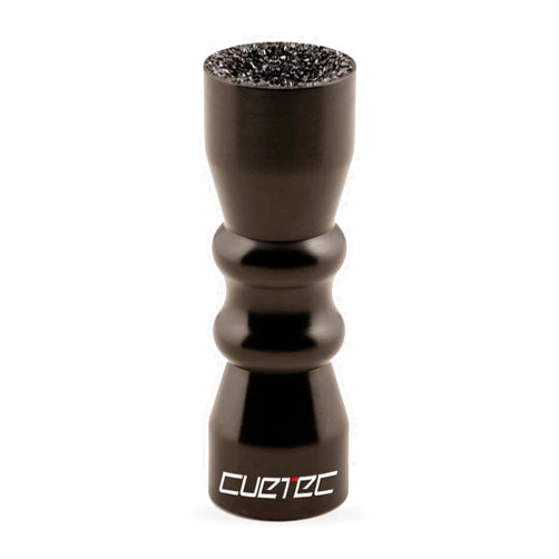 Cuetec 3-in-1 Bowtie Cue Tip Tool with Scuffer, Shaper, Pool Aerator, Black - Portable Aluminum Snooker Tip - Premium Billiard and Pool Accessories