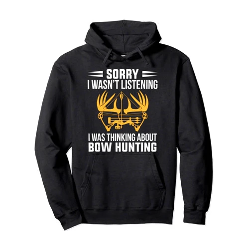 Bowhunting Present For Women And Men Hunting Archer American Flag Bowhunting Bowhunter Bowtech Pullover Hoodie