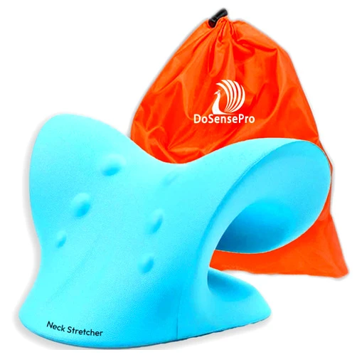 DoSensePro Neck Stretcher - Cervical Traction Device - by DoSensePro Neck Hump Corrector, TMJ & Neck Pain Relief Tractoin Device, Ideal for Home Therapy & Support