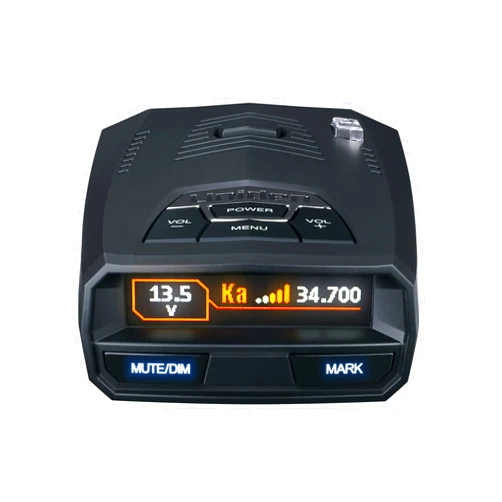 UNIDEN R4 Extreme Long-Range Laser/Radar Detector, Record Shattering Performance, Built-in GPS w/AUTO Mute Memory, Voice Alerts, Red Light & Speed Camera Alerts, Multi-Color OLED Display