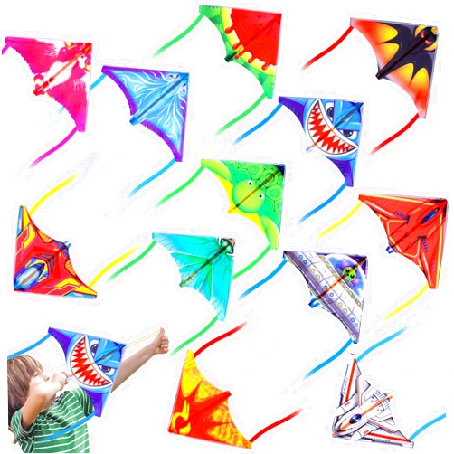 BATTIPAW 12PCS Mini Kites for Kids, Mini Finger Launcher Kites, Thumb Injection Kite for Youngsters Aged 3 and Above, Flying Kite Gift, Outdoor Flying Toys for Backyards, Parks, Beaches, Plazas