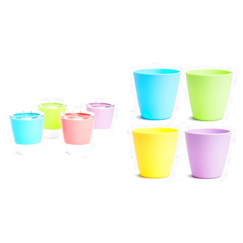 Munchkin® SplashTM Open 7 Ounce Toddler Cups, 4 Pack MultiTM 8 Ounce Open Training Toddler Cups, 4 Pack